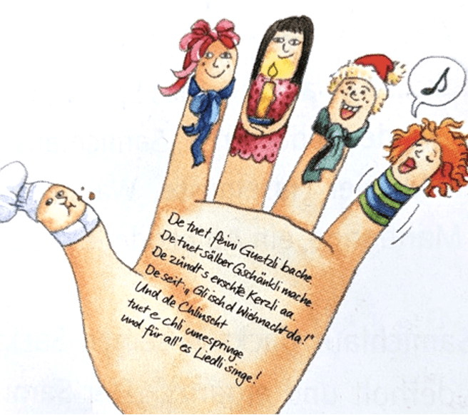 Weihnachtsfingervers