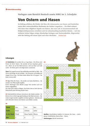 Von Ostern und Hasen