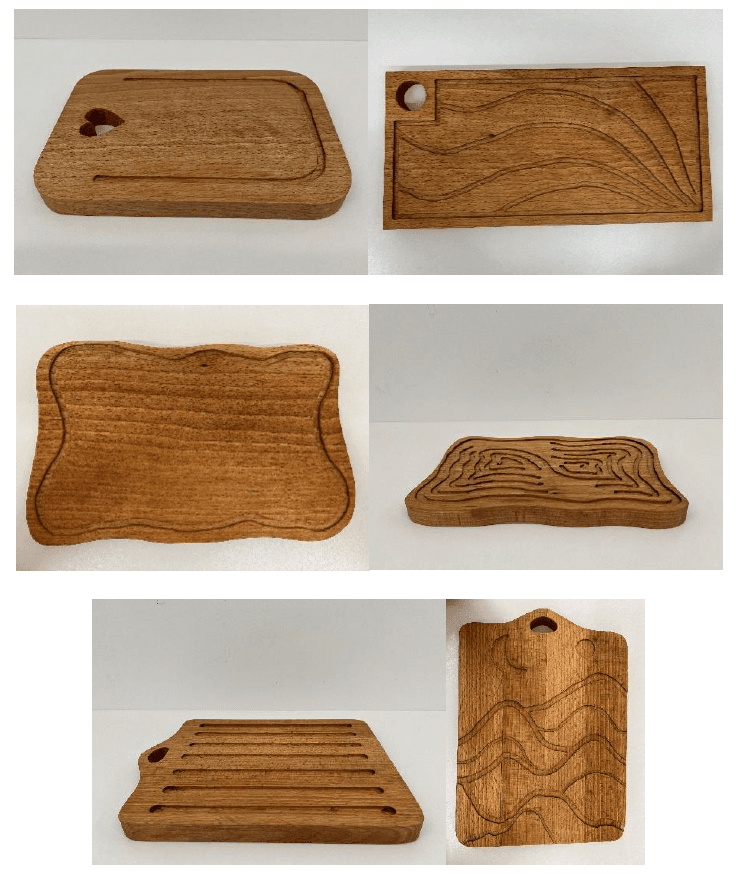 Oberflächengestaltung: Abflussrinne eines Holzbretts mit der Oberfräse gestalten