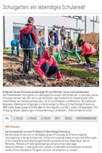 Themendossier "Schulgarten: ein lebendiges Schulareal!"