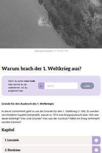 Warum brach der 1. Weltkrieg aus? - zebis.digital