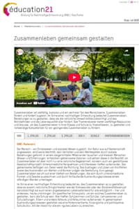 Themendossier "Zusammenleben gemeinsam gestalten"