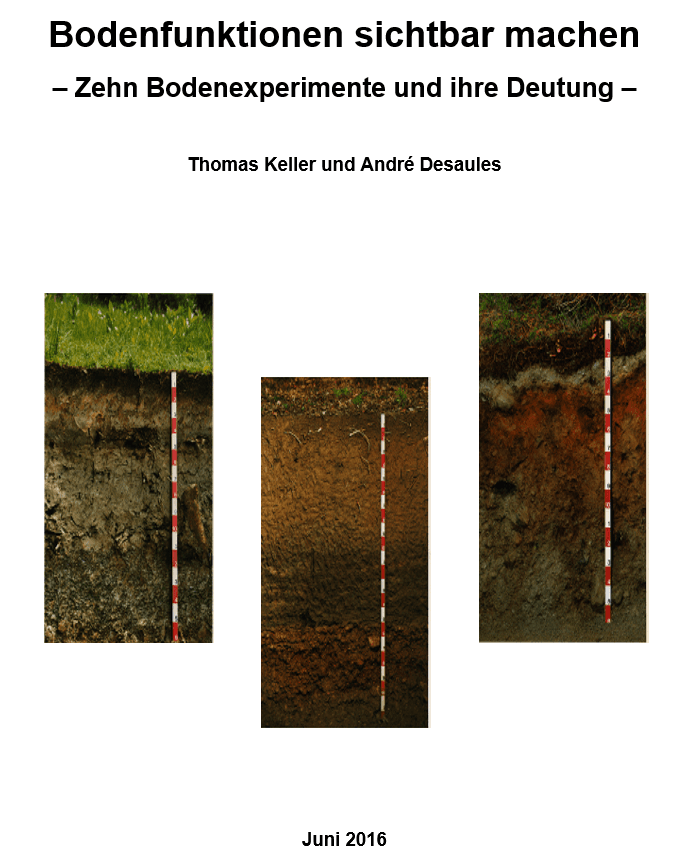 Bodenfunktionen sichtbar machen - Zehn Bodenexperimente und ihre Deutung