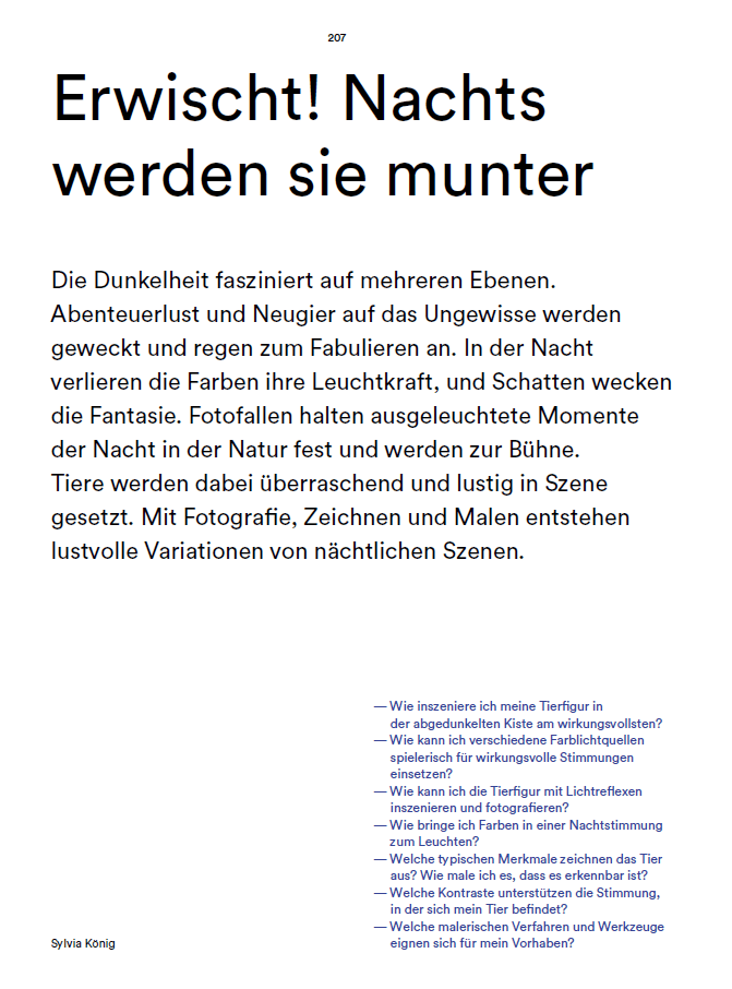 Nachts werden sie munter