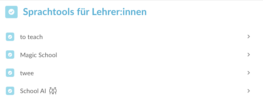 KI-Toolbox: Sprachtools für Lehrpersonen