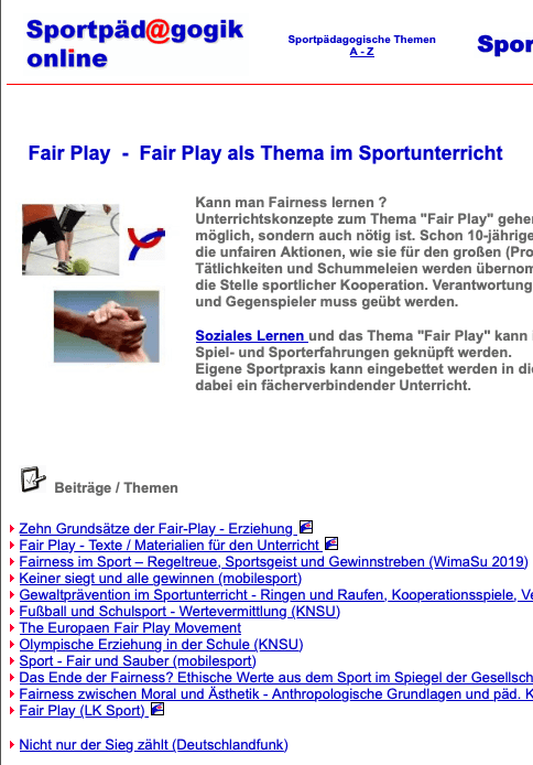 Fairplay im Sportunterricht