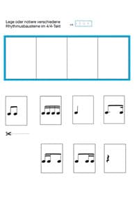 Rhythmusbausteine im 4/4-Takt
