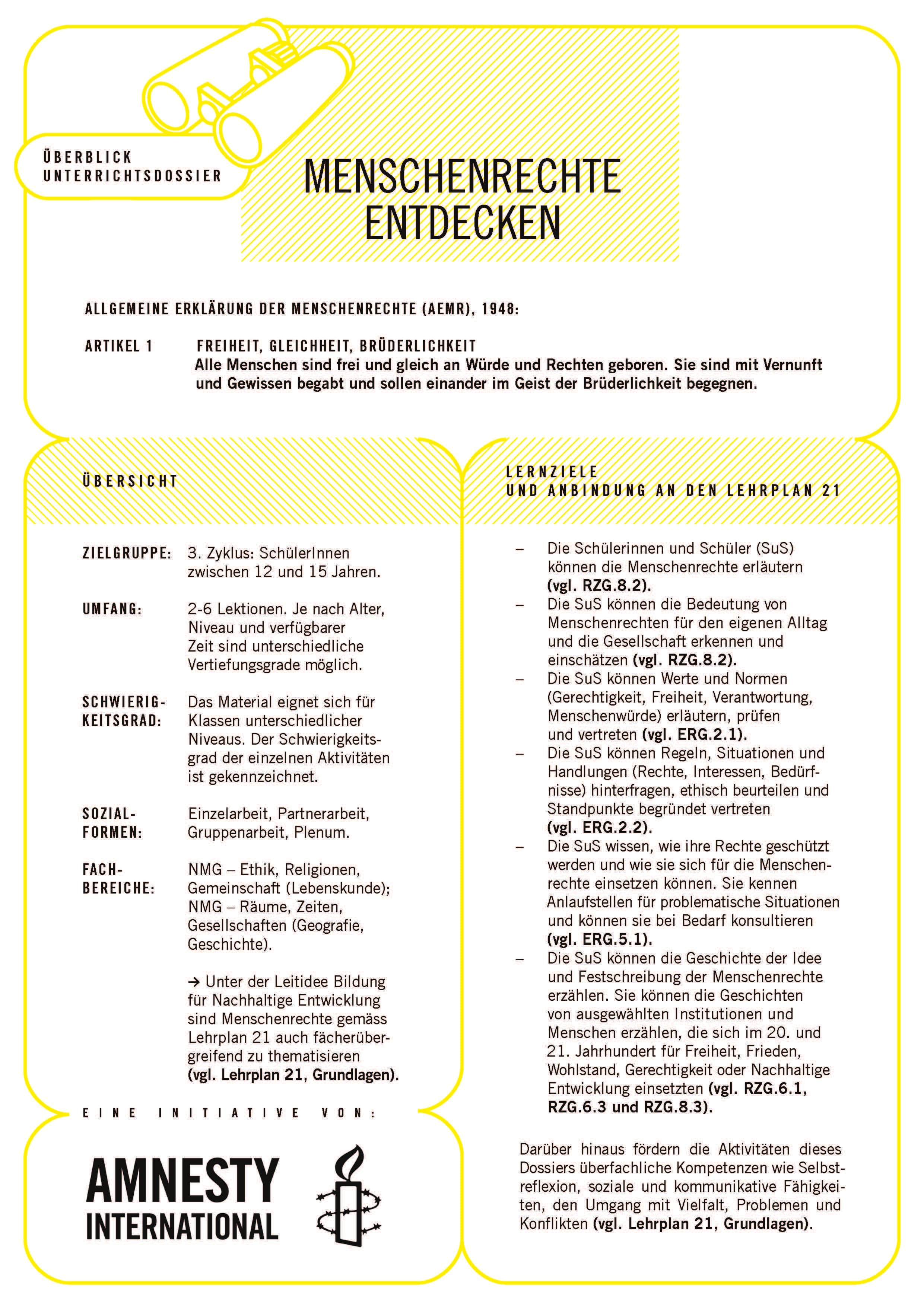 Menschenrechte entdecken